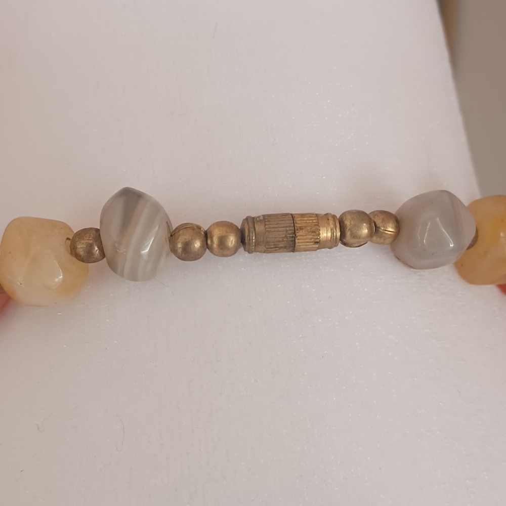 Mixed Agate Necklace. Moss Agate, Amethyst, Agate Stone +More! View 6